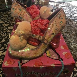 Irregular Choice Pink Luce Mia Bunny Heels